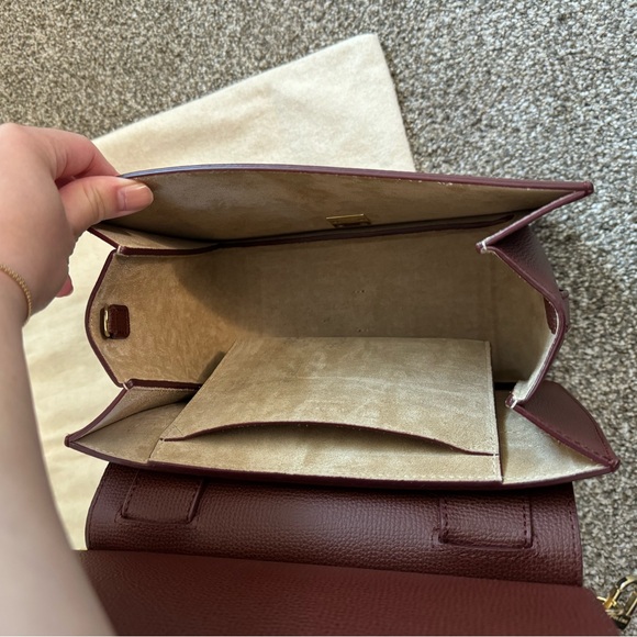 SOLD!!! Polene Paris Numero Sept Edition Textured Cognac - Picture 11 of 13